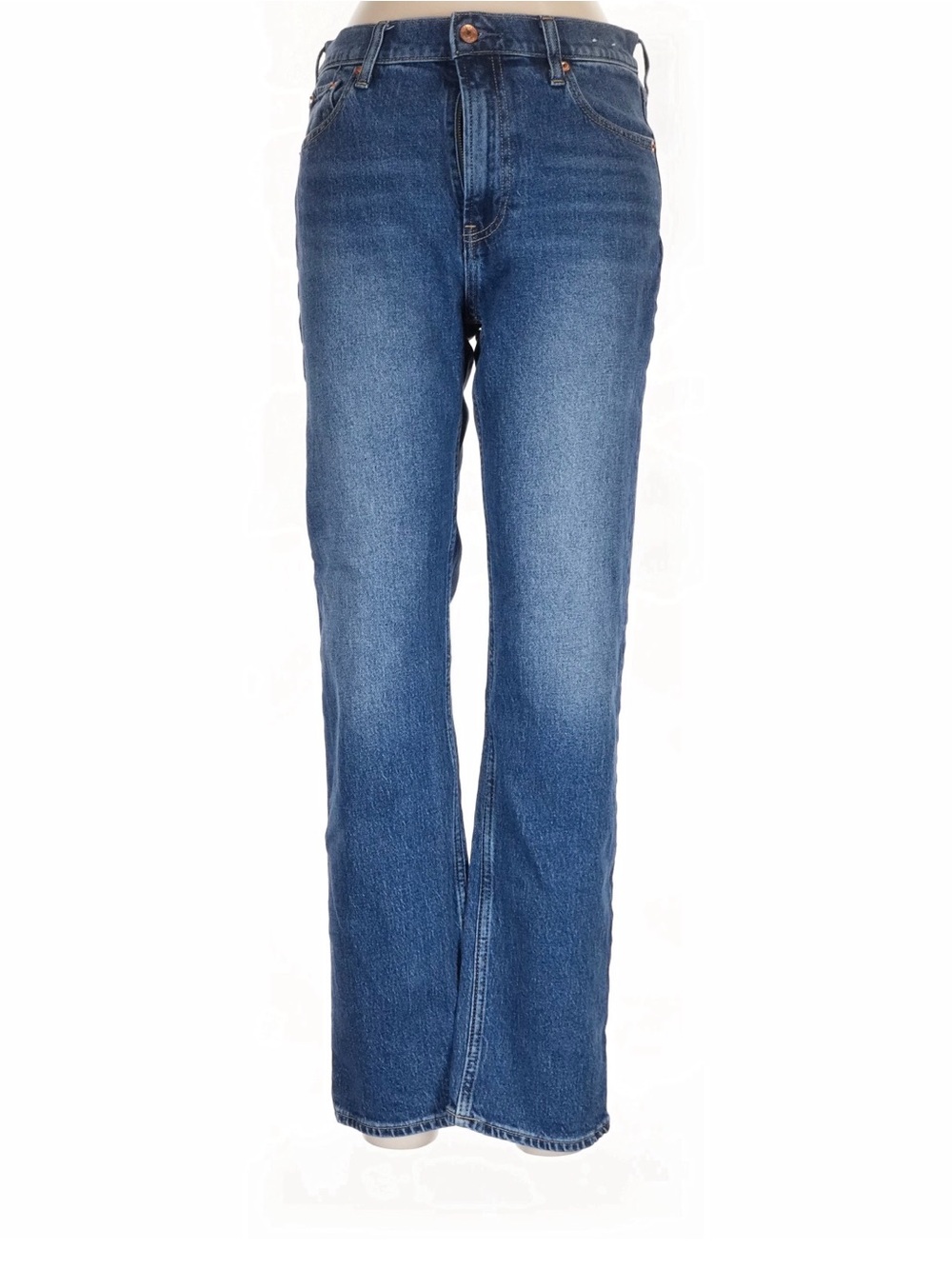 Classic Blue 90s Straight High-Rise Womens jeans